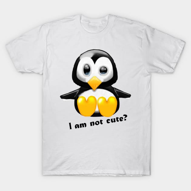 Cute Penguin T-Shirt by Jafs